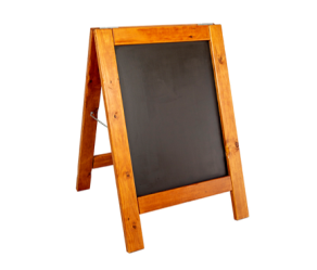 Rustic Blackboard Easel